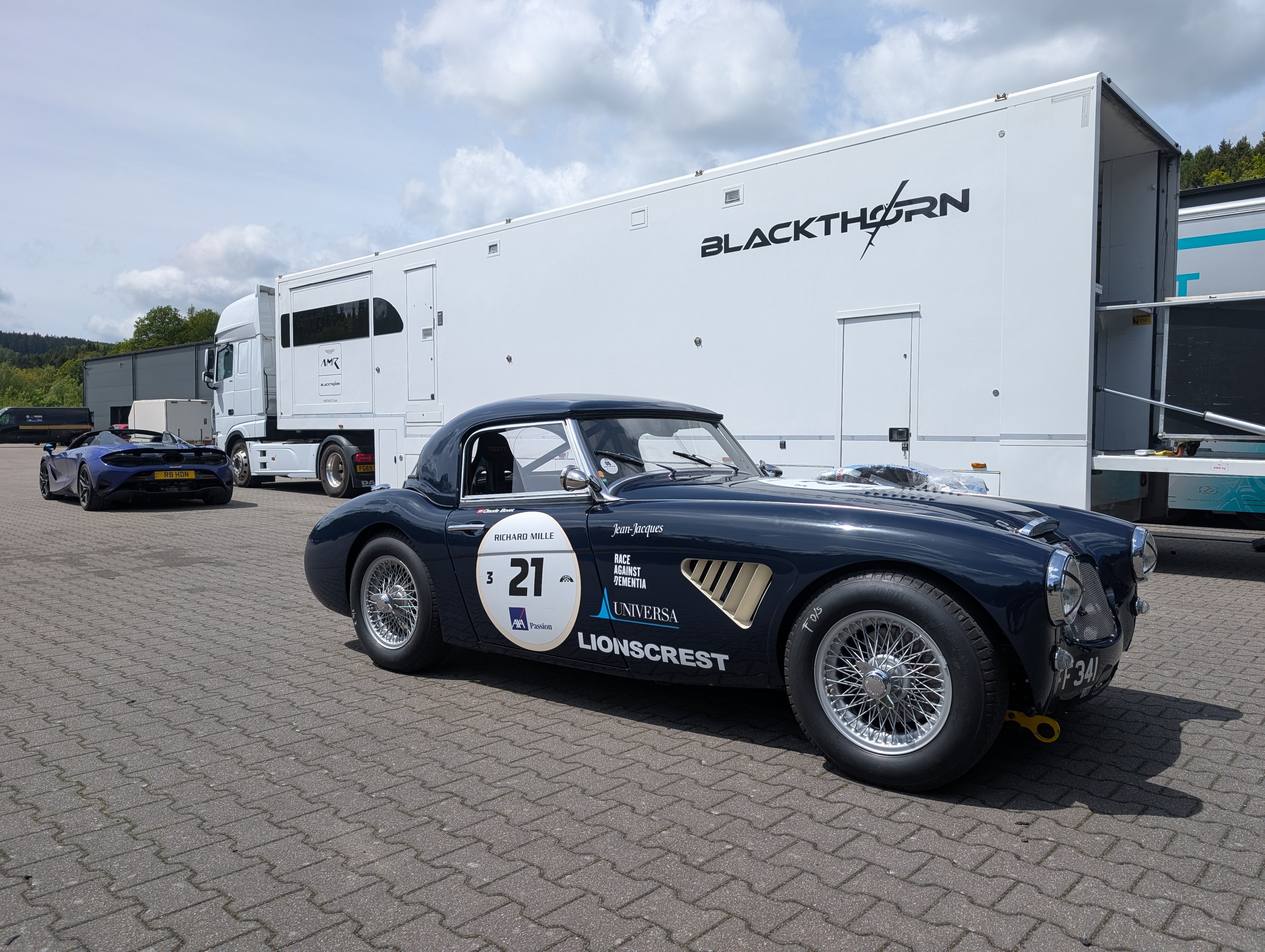 Blackthorn Racing Austin Healey 3000 at Spa